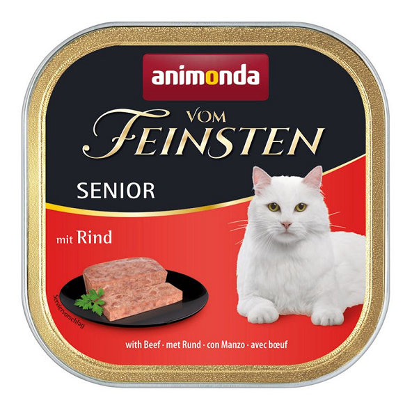 Animonda Vom Feinsten cat SENIOR hovädzie 16x100g
