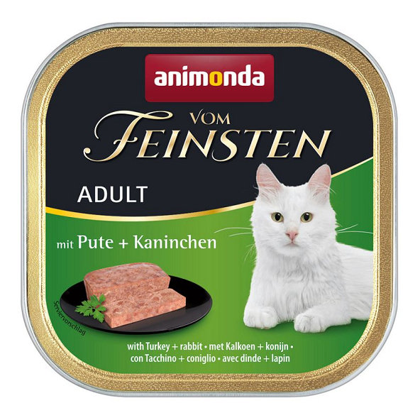 Animonda Vom Feinsten cat CLASSIC morka a králik vaničky pre mačky 16x100g