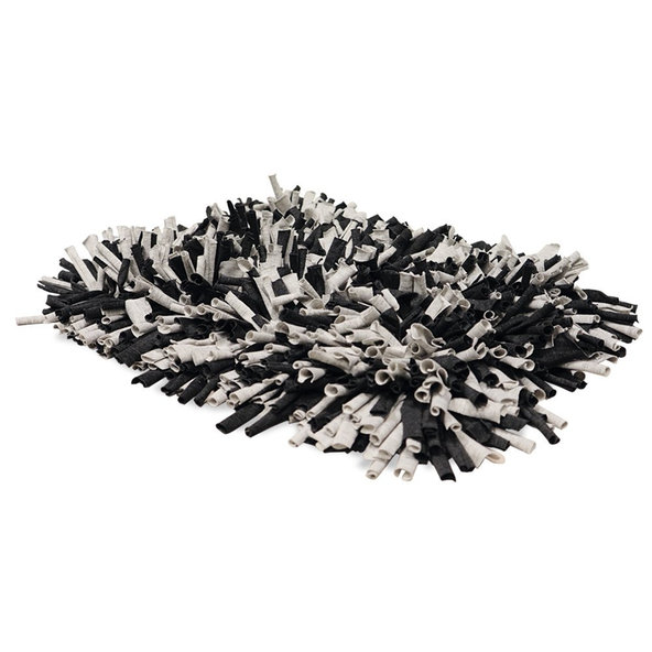 Koberec na snacky šedá-čierna 56x44cm