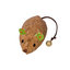 Korková myš s catnipom zelená hračka 19cm