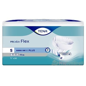 TENA Flex Plus S inkontinenčné nohavičky s rýchloupevňovacím pásom 30 ks