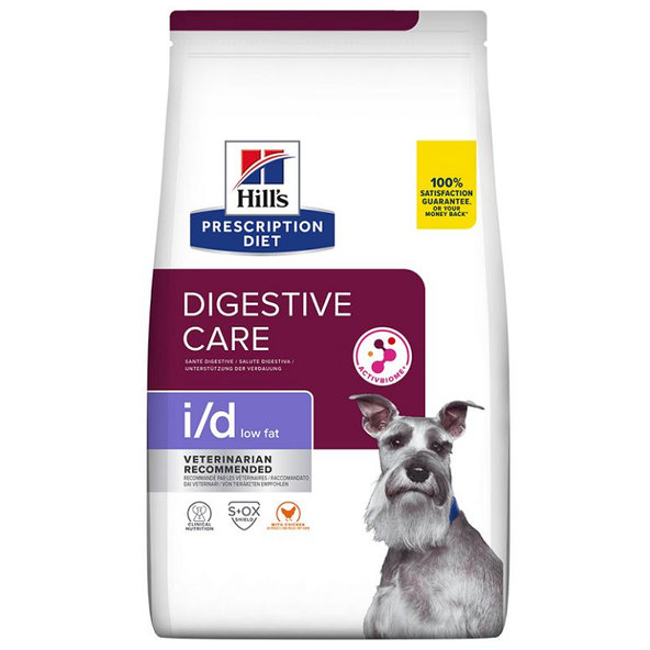 HILLS PD Canine i/d Low Fat Dry granule pre psy 1,5kg