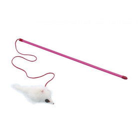 Vábnička s chlpatou myšou pre mačky 46cm