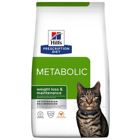 HILLS PD Feline Metabolic Dry granule pre mačky 3kg