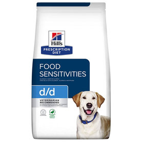 HILLS PD Canine d/d Duck & Rice Dry granule pre psy 12kg