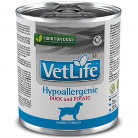 Farmina Vet Life dog hypoallergenic duck & potato konzerva 300g