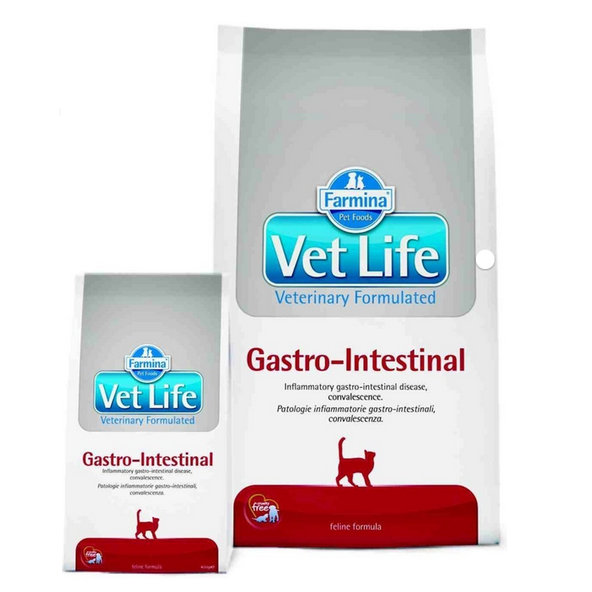 Farmina Vet Life cat gastrointestinal granule pre mačky 2kg