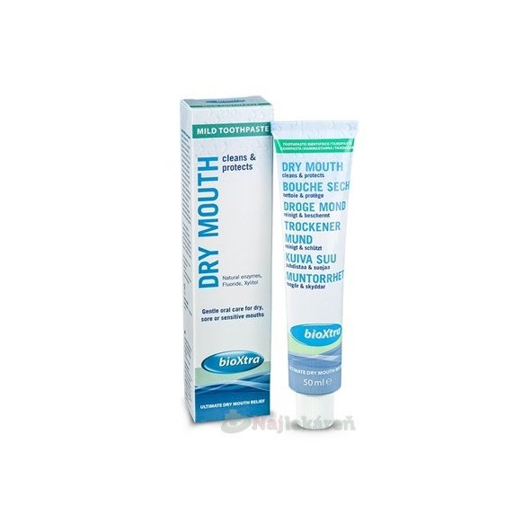 bioXtra Dry Mouth zubná pasta zubná pasta jemná 50 ml