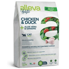 Alleva HOLISTIC cat adult chicken & duck granule pre mačky 1,5kg