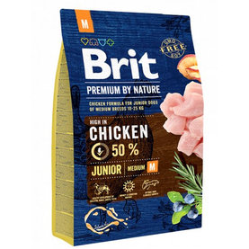 Brit Premium by Nature dog Junior M 3kg