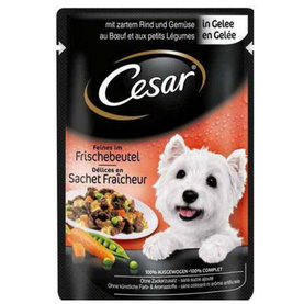 CESAR kapsička dog jemné hovädzie so zeleninou pre psy 24x100g