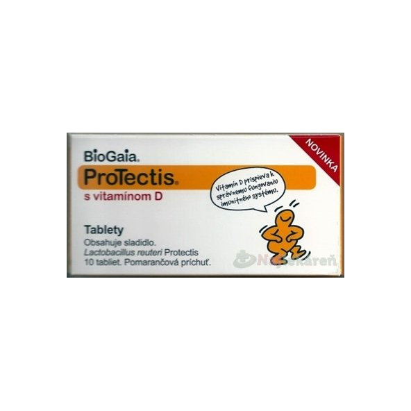 BioGaia ProTectis s vitamínom D, 10 tbl