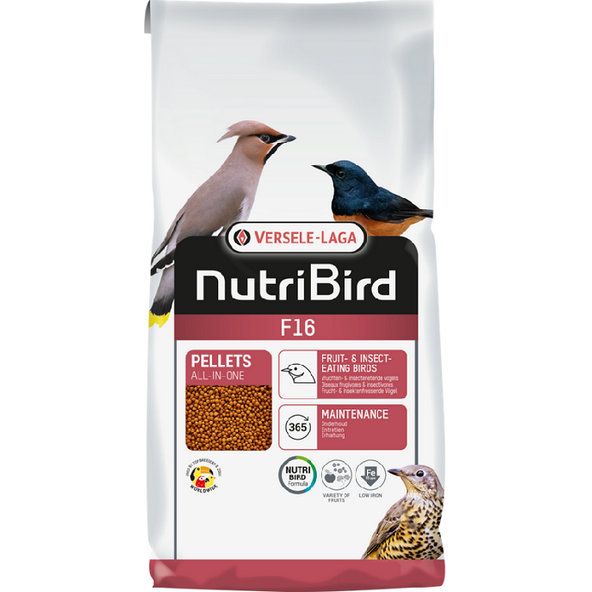 Versele Laga NutriBird F16 - pelety prehmyzožravé vtáky 10kg