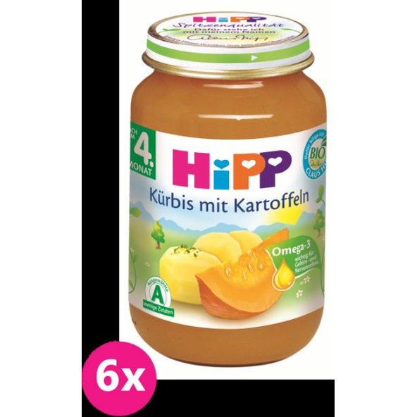 6x HiPP BIO Dýně s bramborami (190 g)