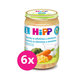 6x HiPP BIO Cestoviny so zeleninou a smotanou od 8. mesiaca, 220 g