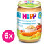 6x HiPP BIO zelenina s těstovinami a šunkou (220 g) - maso-zeleninový příkrm