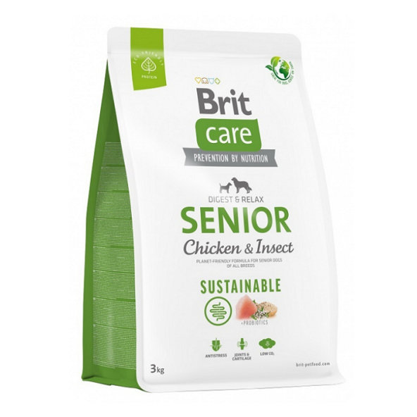 Brit Care dog Sustainable Senior 3kg