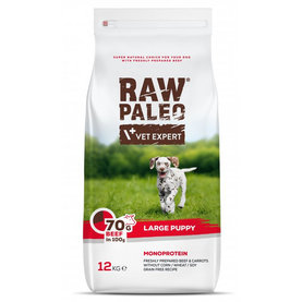 VetExpert Raw Paleo adult large beef - granule pre psy 12kg