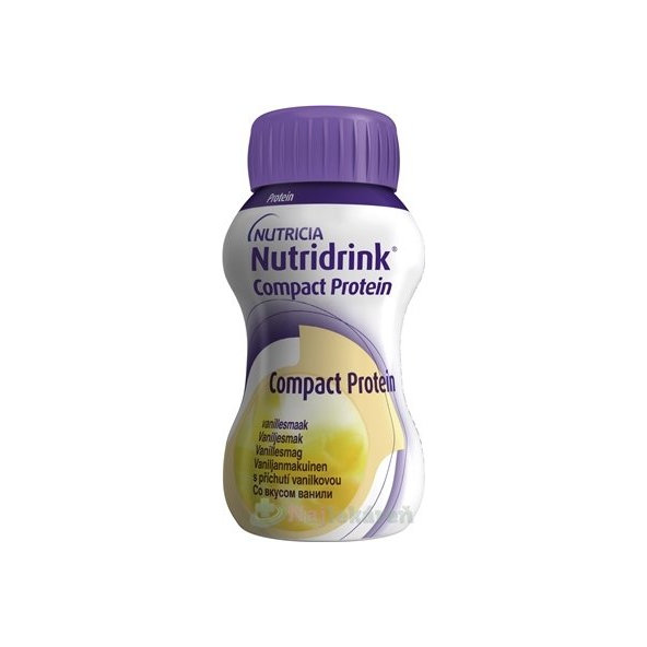 NUTRIDRINK COMPACT PROTEIN s vanilkovou príchuťou 24x125 ml