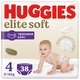 HUGGIES® Elite Soft Pants Nohavičky plienkové jednorázové 4 (9-14 kg) 38 ks