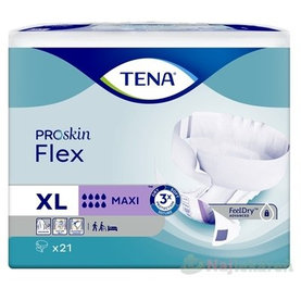 TENA Flex Maxi XL inkontinenčné nohavičky s rýchloupevňovacím pásom 21 ks