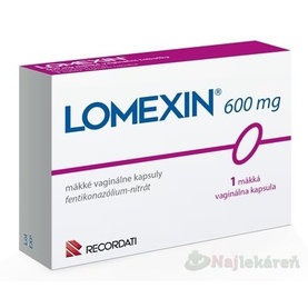LOMEXIN pri vaginálnej kvasinkovej infekcii 600 mg 1 kapsula