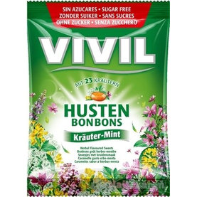 VIVIL BONBONS HUSTEN mentolovo-bylinkove  60 g