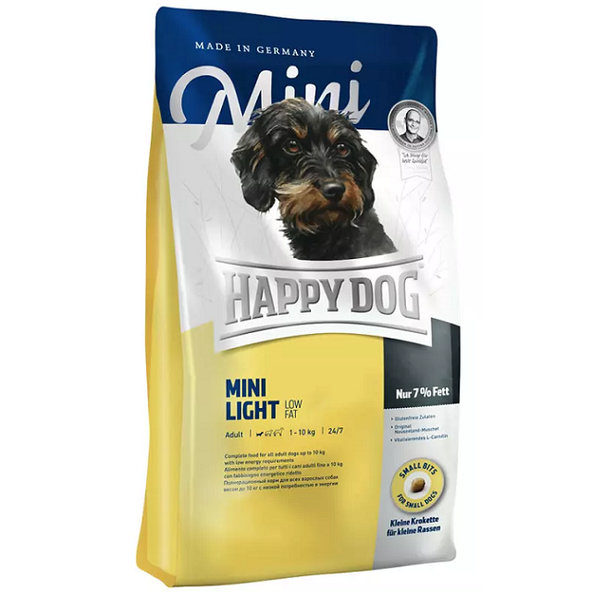 Happy Dog SUPER PREMIUM - Supreme MINI - Light Low Fat granule pre malé psy 4kg