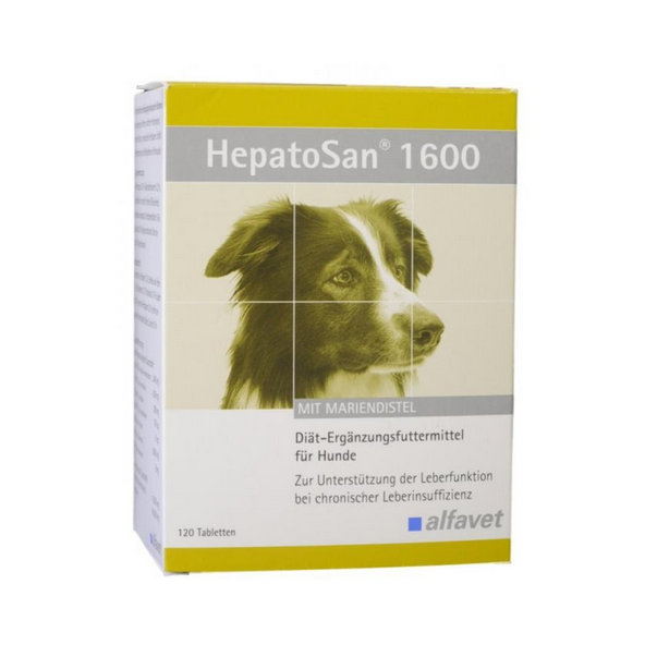 HepatoSan 1600mg na podporu funkcie pečene pre psy 32tbl