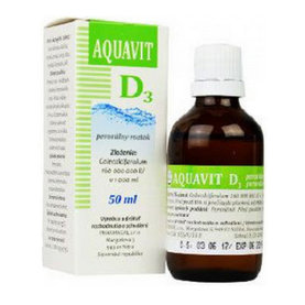Aquavit D3 vitamínový perorálny roztok pre zvieratá 50ml