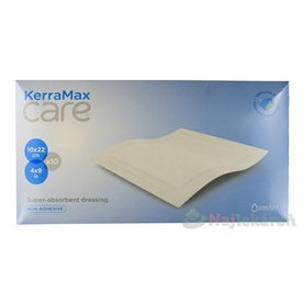 KerraMax Care krytie na rany, superabsorpčné, neadhezívne, 10x22cm, 10 ks