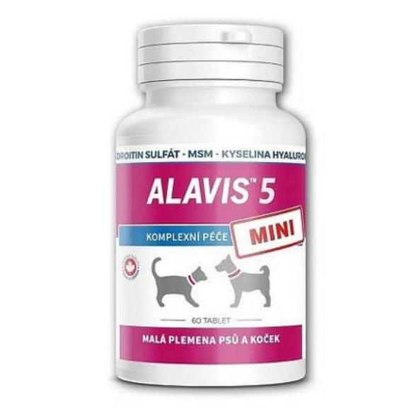 ALAVIS 5 MINI výživa kĺbov pre psy a mačky 90tbl