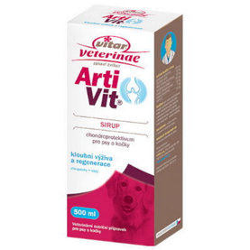 VITAR Veterinae Artivit Sirup - kĺbová výživa pre psy a mačky 200ml