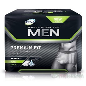TENA Men Protective Underwear Level 4 M pánske naťahovacie inkontinenčné nohavičky 12ks