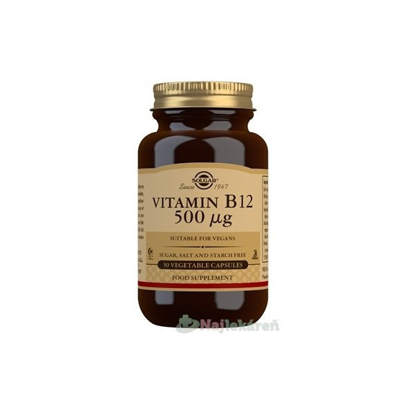 Solgar Vitamin B12 500 µg 50 ks