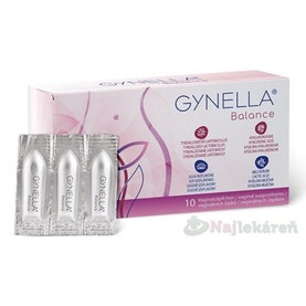 GYNELLA Balance vaginálne čapíky 10 ks