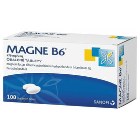 MAGNE-B6 470 mg/5 mg nedostatok horčíka 100 tabliet