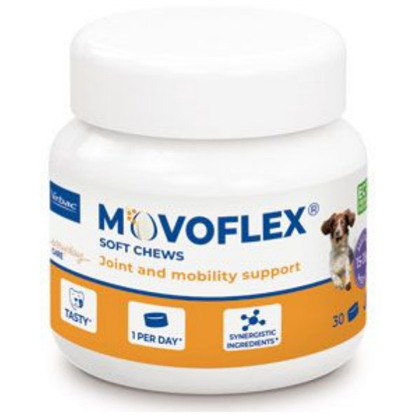 Movoflex Soft Chews M kĺbová výživa žuvacie tablety pre psy 30tbl