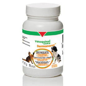 Dermanorm doplnkové krmivo pre psy určené na zlepšenie kondície, kože a srsti 90cps