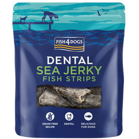 FISH4DOGS Dentálne maškrty pre psov morská ryba - prúžky 100g