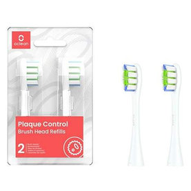 Oclean náhradná hlavica P1C1 W02 Plaque Control Medium, 2ks biele