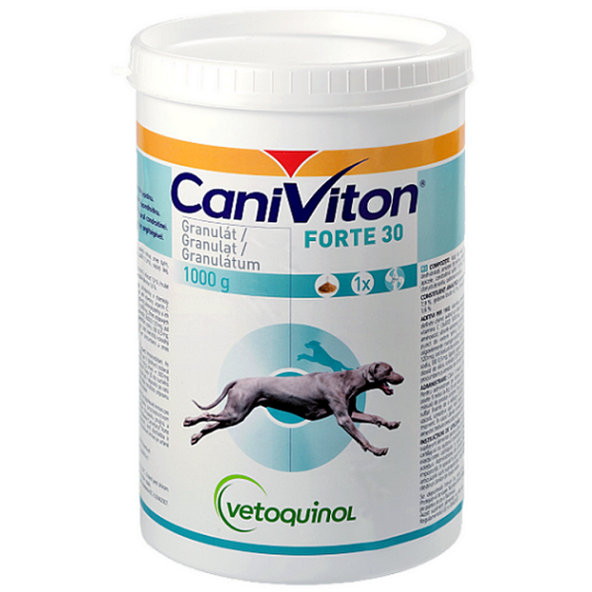 Caniviton forte 30 komplexný prípravok na zlepšenie kondície psov 1kg