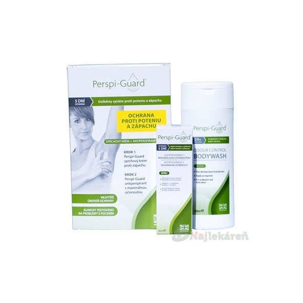 Perspi-Guard Balíček antiperspirant 30 ml + sprchový krém proti zápachu 200 ml
