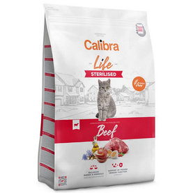 Calibra Cat Life Sterilised beef granule pre kastrované mačky 6kg