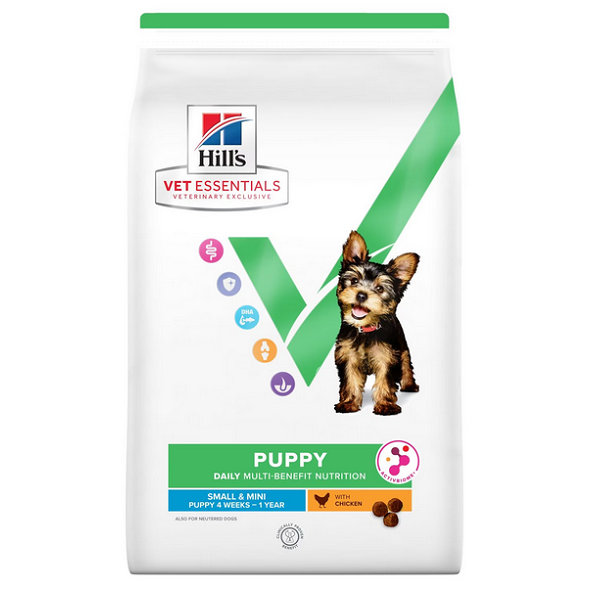 HILLS VE Canine Multi Benefit Puppy Small & Mini Chicken granule pre šteňatá 7kg