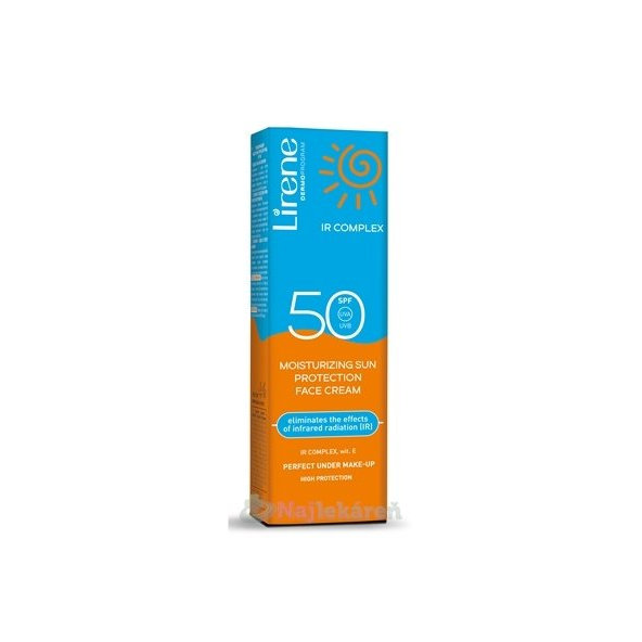 Lirene MOISTURIZING SUN SPF 50 IR complex krém na tvár 40ml