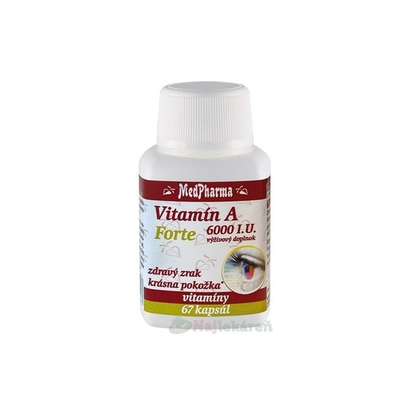 Medpharma Vitamín A 6000I.U.Forte 67 tbl