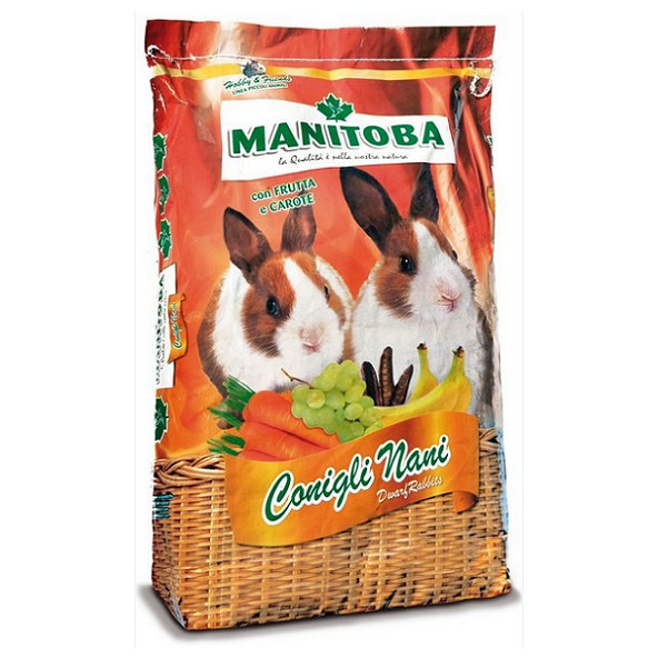 Coniglietto kompletné krmivo pre zakrslé králiky a zajace 15kg