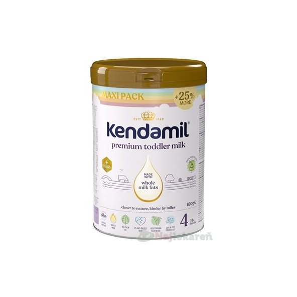 KENDAMIL Premium 4 HMO+ mliečna výživa malých detí (od ukonč. 24. mesiaca) 1kg