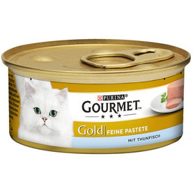 GOURMET GOLD cat tuniak paštéta konzervy pre mačky 12x85g
